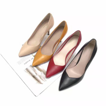Wholesale womens heels stilettos 2021 stiletto heels horse hair lady genuine leather formal dress custom shoes women fashion